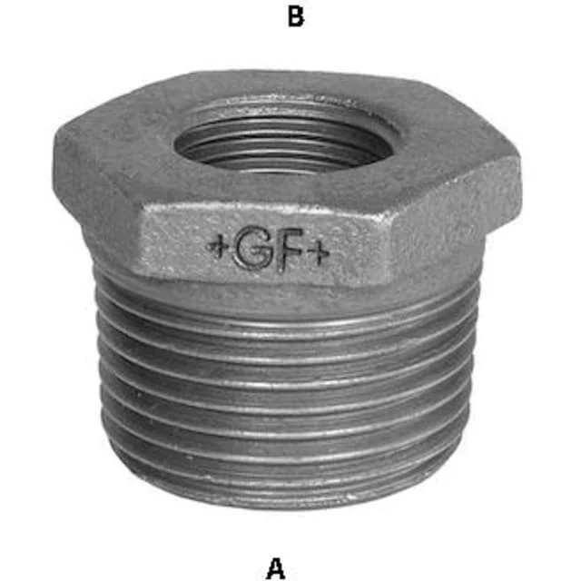 Galvanisert nippelmuffe 2" x 1 1/2" | 770241241 Galvanisert nippelmuffe 2" x 1 1/2" | 770241241