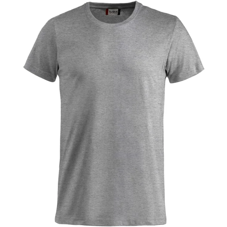 Clique Basic t-skjorte, gråmelert, str. 2XL | 029030-95_2XL