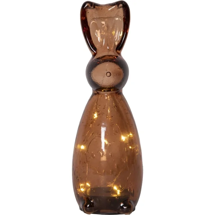 Star Trading Harry glasshare med lys, 25 cm, brun | 581-37