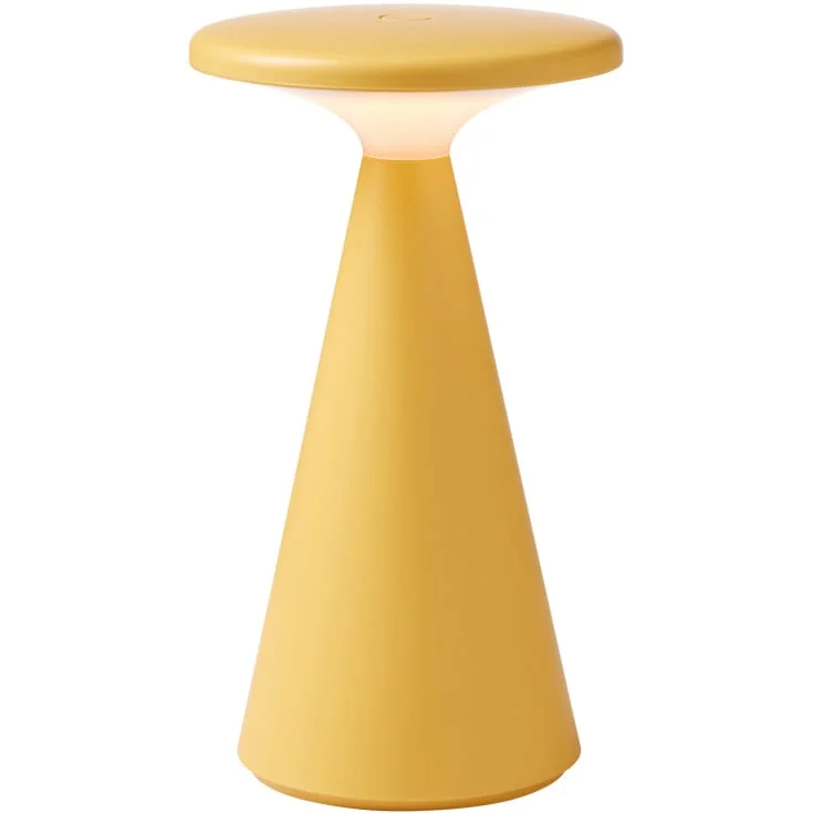 Nielsen Light Nyhavn oppladbar bordlampe, gul | 255452